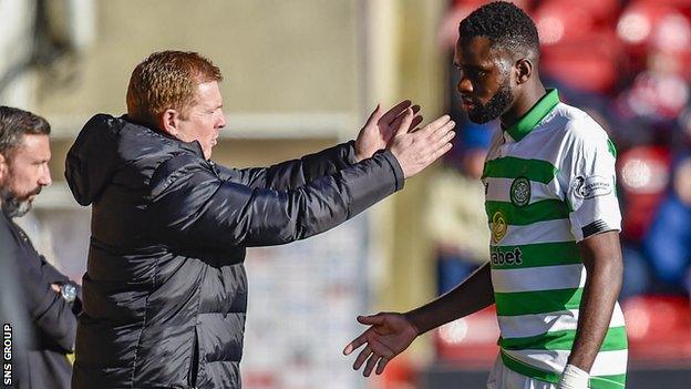 Odsonne Edouard is currently Celtic's only fit senior striker