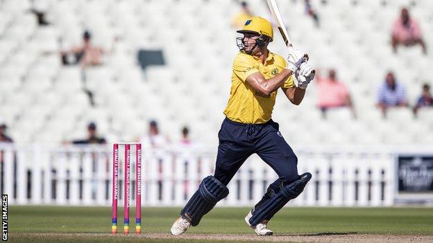 Chris Green played for T20 Blast side Birmingham Bears in 2019