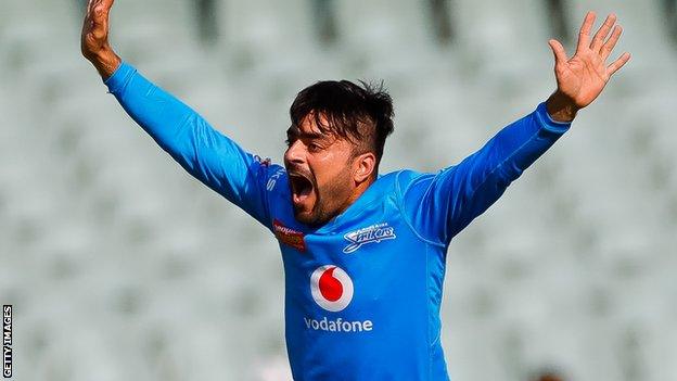 Rashid Khan in action for Adelaide Strikers