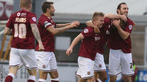 Northampton Town players