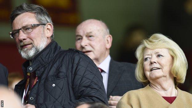 Craig Levein and Ann Budge