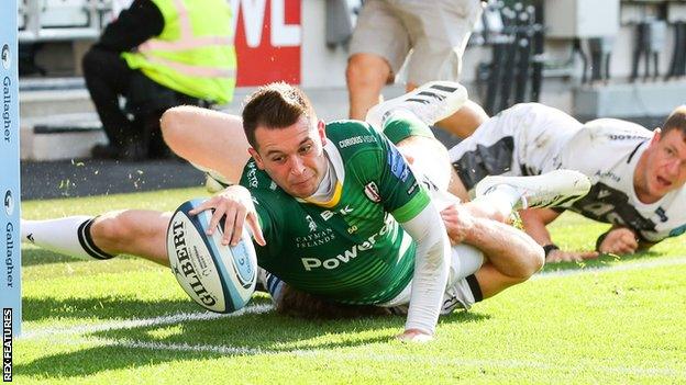 Tom Parton scores for London Irish