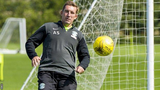 Hibernian manager Alan Stubbs