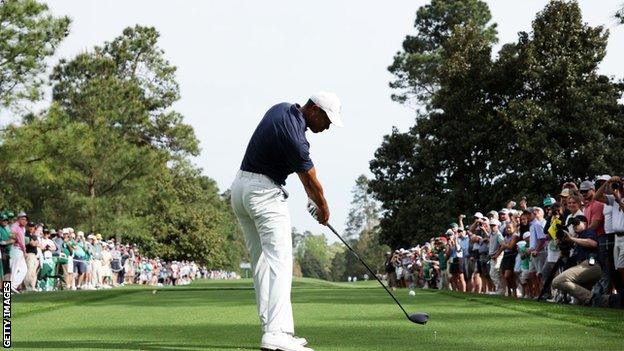 Tiger Woods at Augusta National