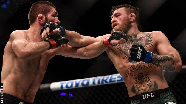 Khabib Nurmagomedov beat Conor McGregor in a bout marred by controversy in October