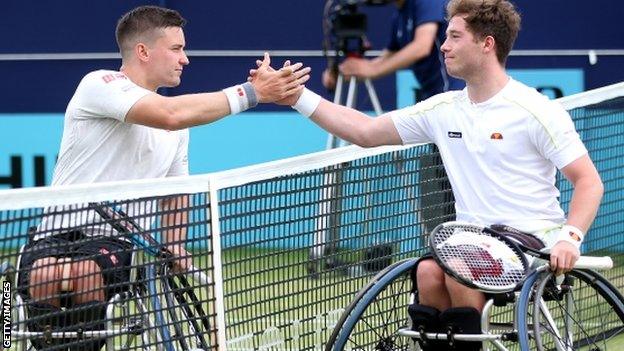 Alfie Hewett and Gordon Reid
