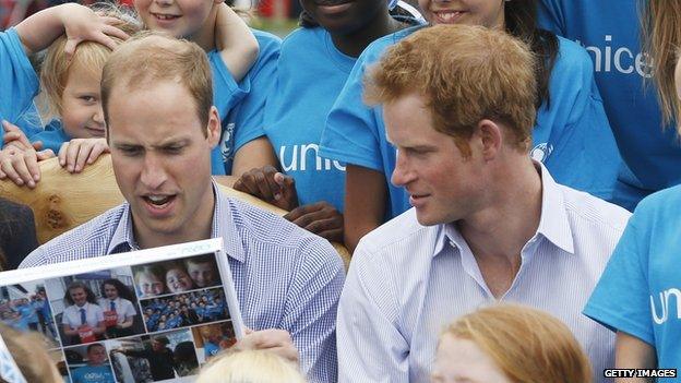 Prince William and Prince Harry