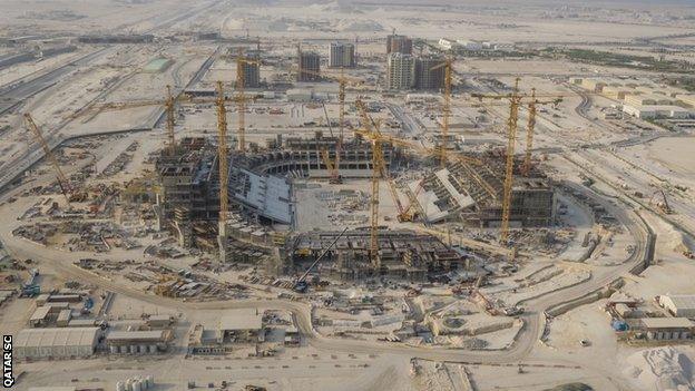 The 80,000-seater Lusail Stadium will host the opening match and final