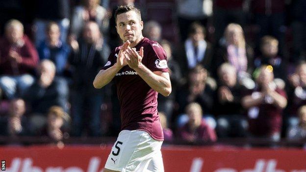 Hearts' Don Cowie