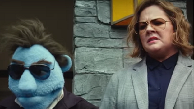 Melissa McCarthy has a puppet partner in the cop-buddy film