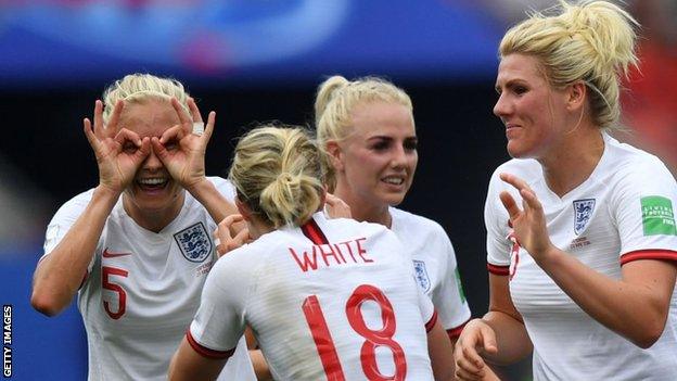 England women at the World Cup