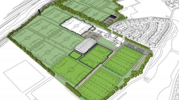 Plans for Llanrumney Sports Complex