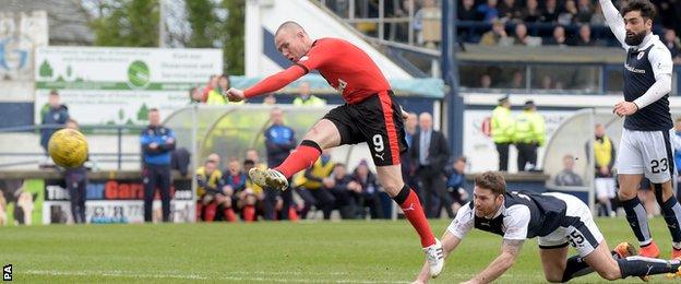 Kenny Miller fires Rangers into a 3-2 lead