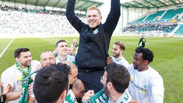 Hibs manager Neil Lennon