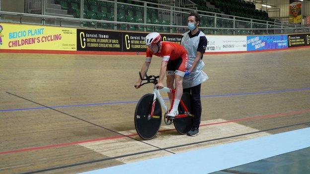 Only a handful of designated elite athletes can use official training facilities in Wales during the current lockdown.