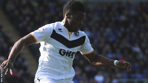 JJ Hooper in action for Port Vale