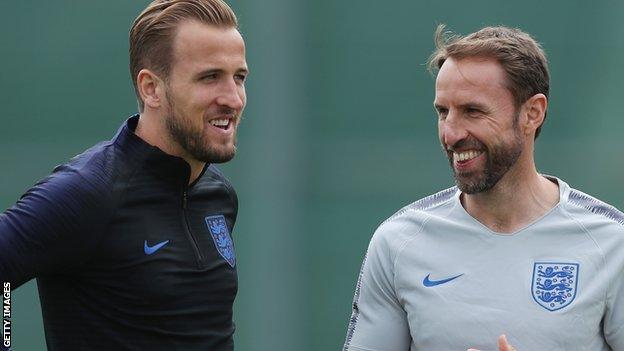 Harry Kane and Gareth Southgate