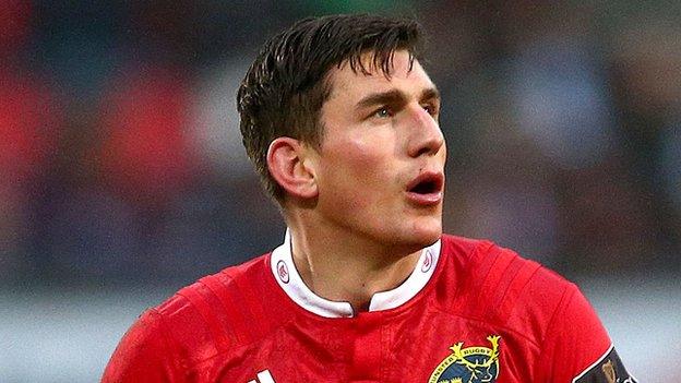 Ian Keatley kicked 11 points in Munster's 16-12 win over Zebre in Parma