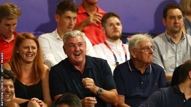 Steve Bruce utilised his time off by watching England at the T20 World Cup in Abu Dhabi