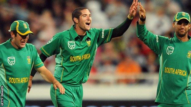 Wayne Parnell in action for South Africa