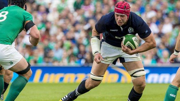 Scotland back row forward Grant Gilchrist