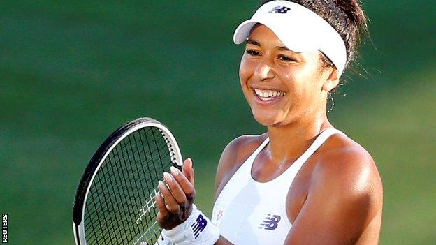 Heather Watson wins at Eastbourne