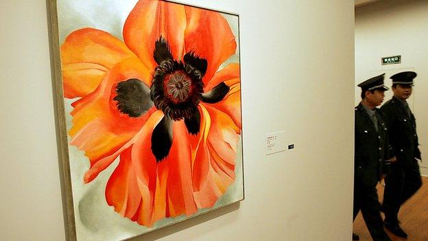 Red Poppy No VI by American artist Georgia O'Keeffe