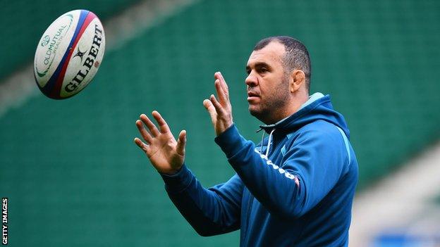 Australia head coach Michael Cheika