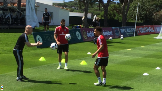 Wales training