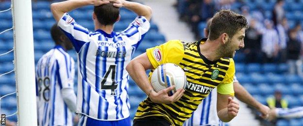 Charlie Mulgrew celebrates