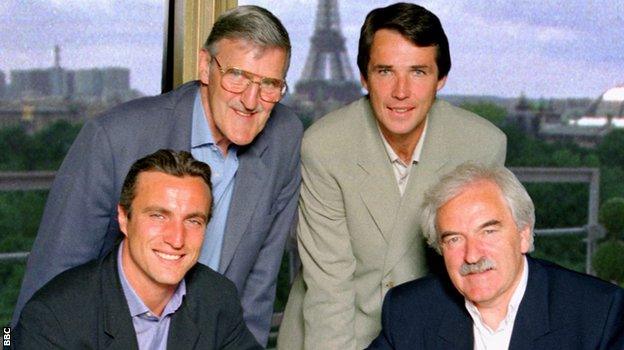 Jimmy Hill (top left)