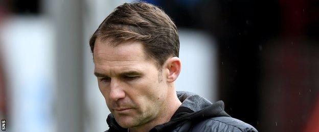 Partick Thistle manager Alan Archibald