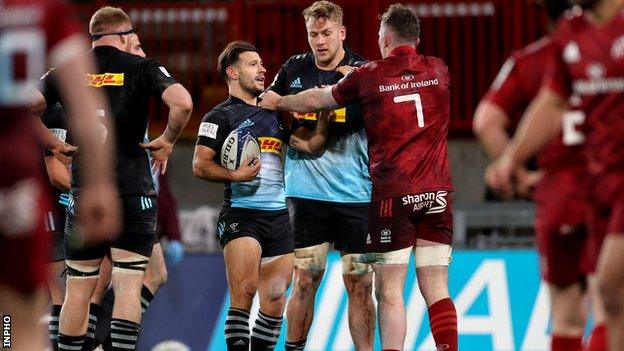 The Pool B encounter at Thomond Park was littered with penalties