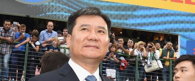 Suning Group chairman Zhang Jindong