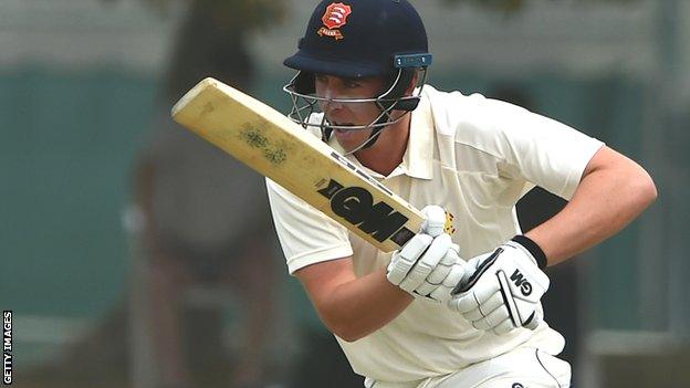 Essex batsman Dan Lawrence in action for MCC