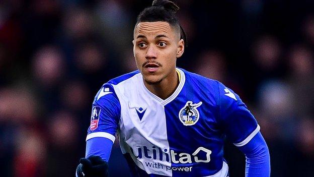 Kyle Bennett in action for Bristol Rovers