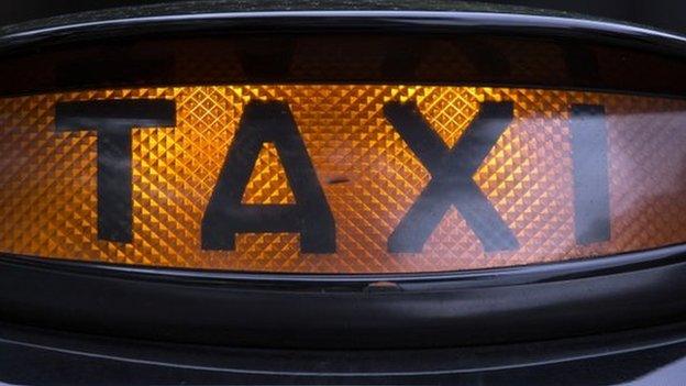 Taxi sign