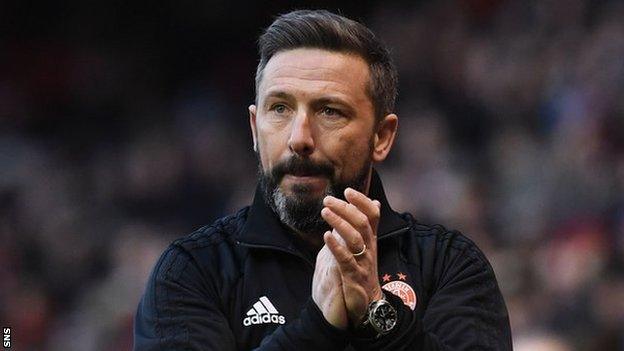 Aberdeen manager Derek McInnes