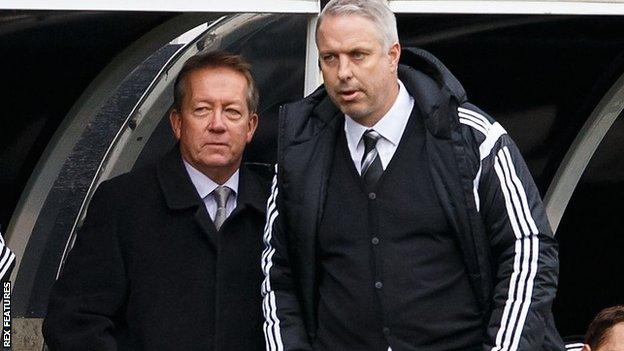 Alan Curbishley and Kit Symons