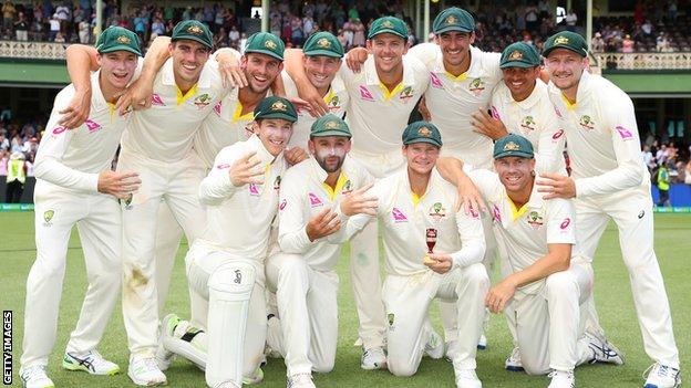 Australia win the 2017-18 Ashes series