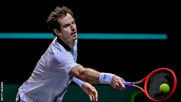 Andy Murray at the Rotterdam Open