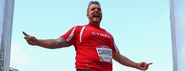 Aled Davies, discus thrower