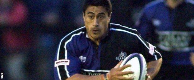 Joe Naufahu in action for Glasgow