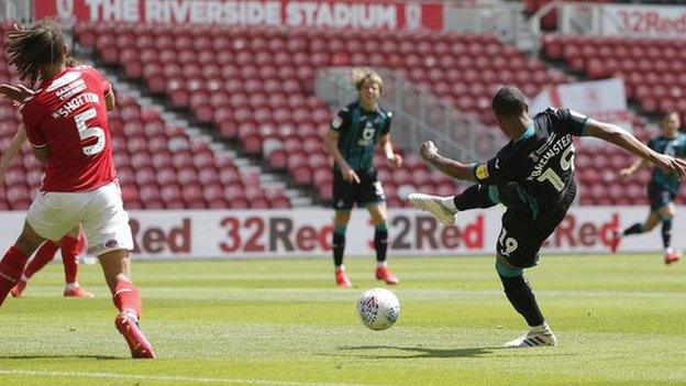 Rhian Brewster scores second goal