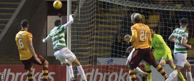 Mikael Lustig diverts Craig Tanner's free-kick into his own net