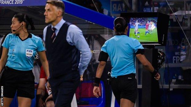 VAR in use at the Women's World Cup in France