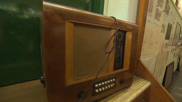 Radio equipment from the 1950s