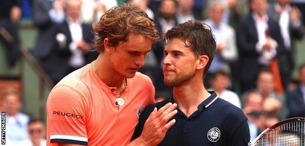 Zverev and Thiem