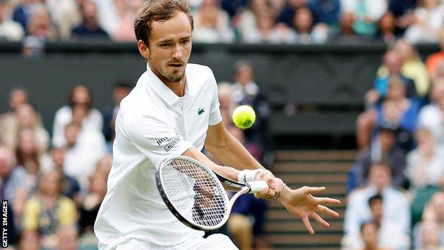 US Open champion Daniil Medvedev has never been beyond the fourth round on the grass courts of Wimbledon