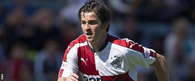 Rangers midfielder Joey Barton